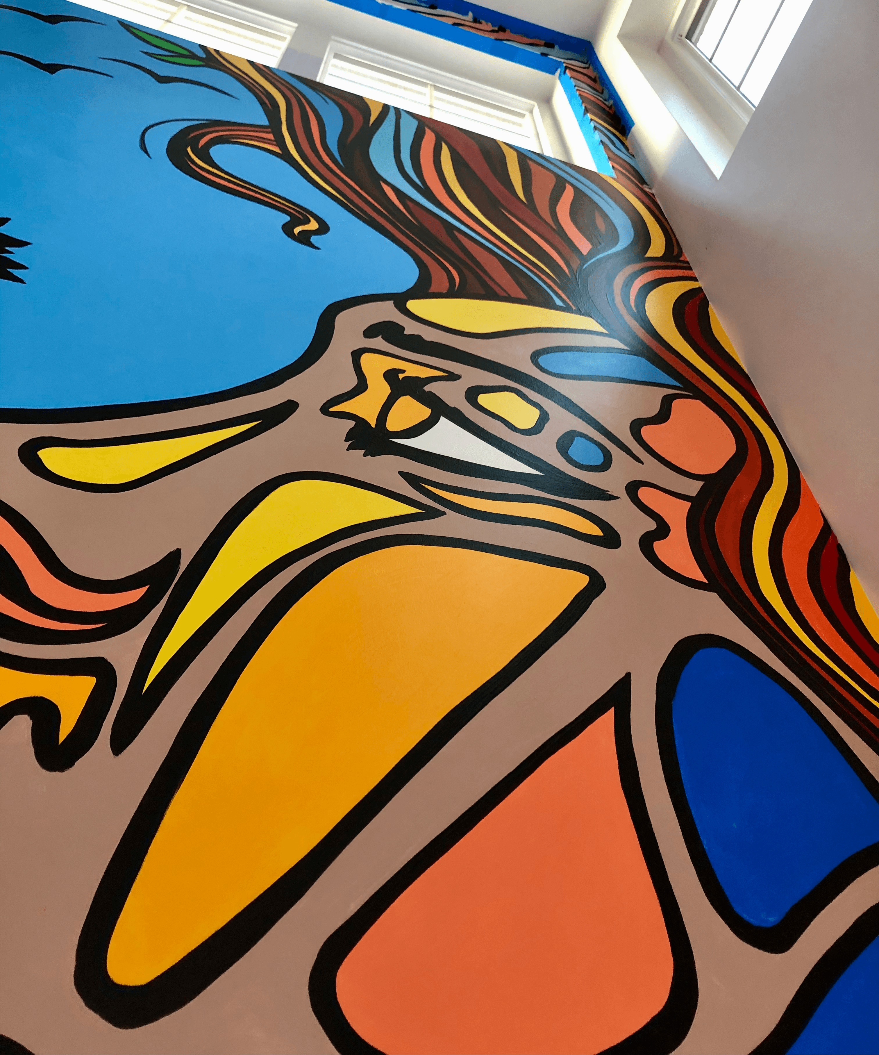 ROH mural — finished wall painting