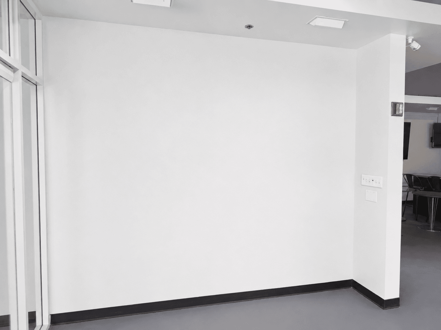 Kala — blank wall before the mural